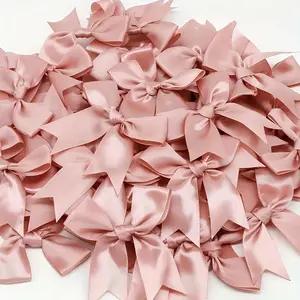 Rose  Wrap Bows - 50 count 3.3 Inch Elegant Bows for  Wrapping, Party Decorations, Wedding Decor, Birthday Presents, Holiday Gifts, DIY Crafts,  Shower, Anniversary, Christmas,  Bags