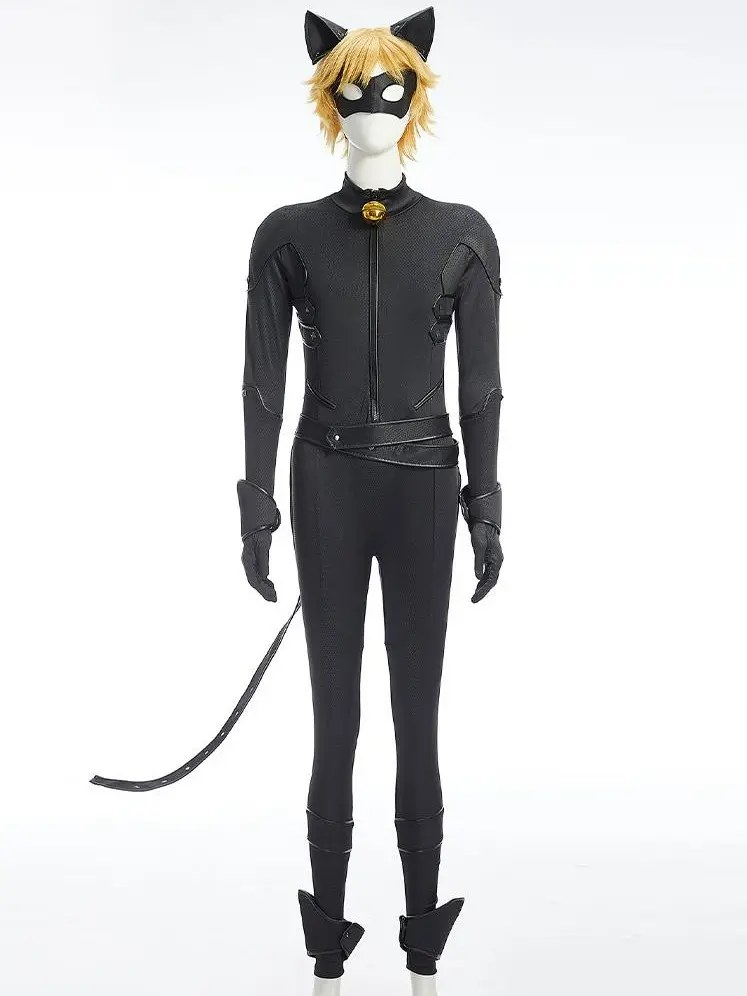 Officially Licensed Miraculous Cat Noir Season 6 Unisex Cosplay Costume Set