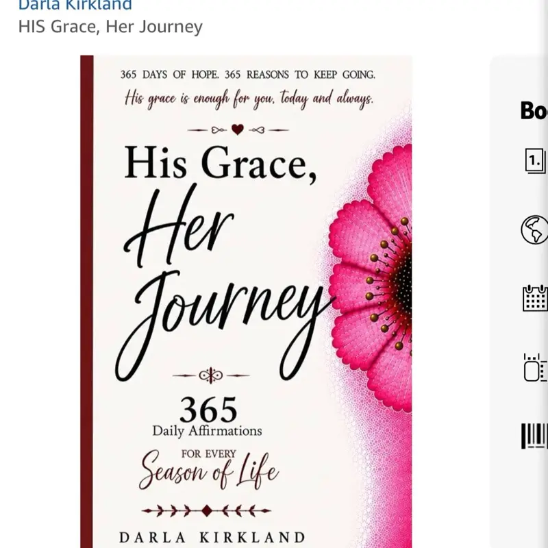 365-Day Affirmation Guided Journal Workbook - "His Grace, Her Journey" for Personal Growth, Life Change, Key Life Seasons (Career & Self-Help, Humanities & Social Sciences Book)