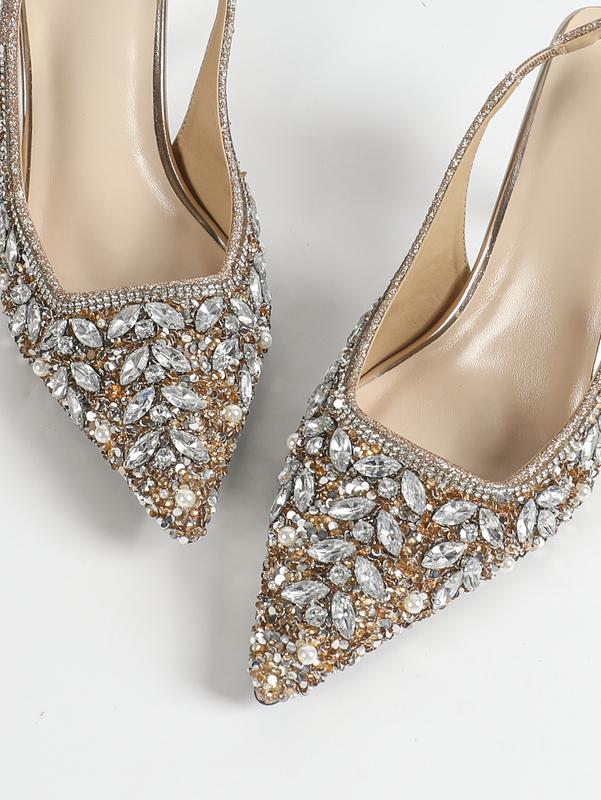 Hot-selling fashionable women's mules/slides , kitten heel sandals. Cinderella shoes. Pointed-toe high-heeled sandals. Comfortable insole, suitable for weddings, proms, parties, daily commuting and walking. kitten heels sandals women red bottom heels