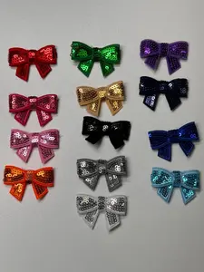 Sequin Bow Mini, cheer bow, cheer patches, sequin patch, game day patch, dance patch, patch filler, bow patch, sequin bows
