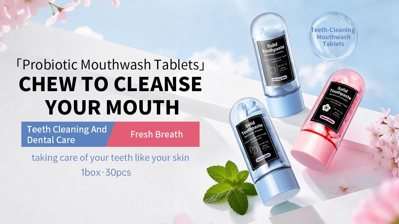 Solid Toothpaste– Eco-Friendly, Easy to Carry,Fluoride-Free, Natural Oral Care，and ong-Lasting Fresh Breath  | The Ultimate Gift Idea#dealsforyoudays