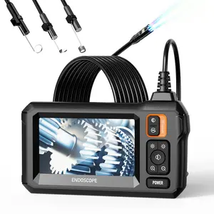 #SummerVibes 4.3" HD Industrial Endoscope Camera with LED Lights, Waterproof 16.5FT Snake Cable for Car & Pipe Inspection,Inspection Device