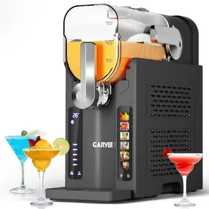 GARVEE Home Slushie Machine with LED Display and 6 Preset Programs, No Ice Needed, Large 70 Ounce Capacity for Margaritas, Frappés, and Frozen Drinks