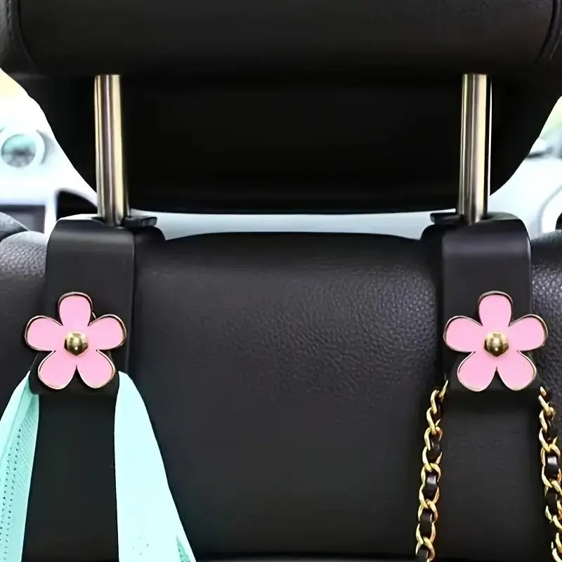 Car Seat Back Hanger, 1 Pair Multifunctional Car Seat Back Hook, Car Seat Organizer Universal Car Interior Accessories for Car Stowing & Tidying, Backseat Hanging Organizer