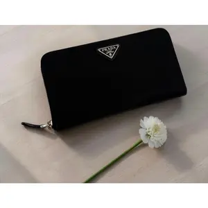 Pre-owned PRADA Nylon Wallet zip around wallet