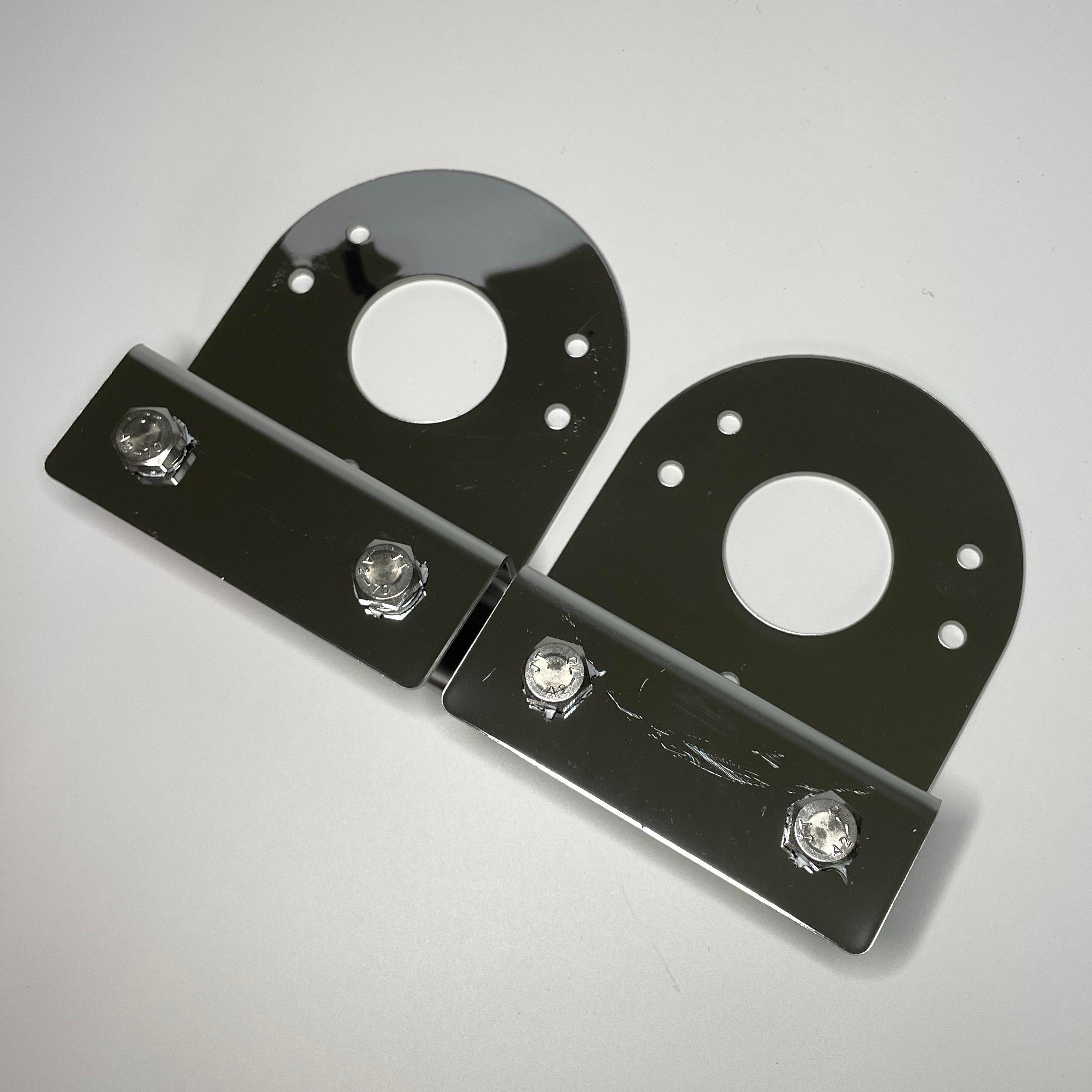 Vertical Under Glow Brackets for Watermelon Lights - 2Pcs Stainless Steel No-Drill Mounts for Trucks & RVs