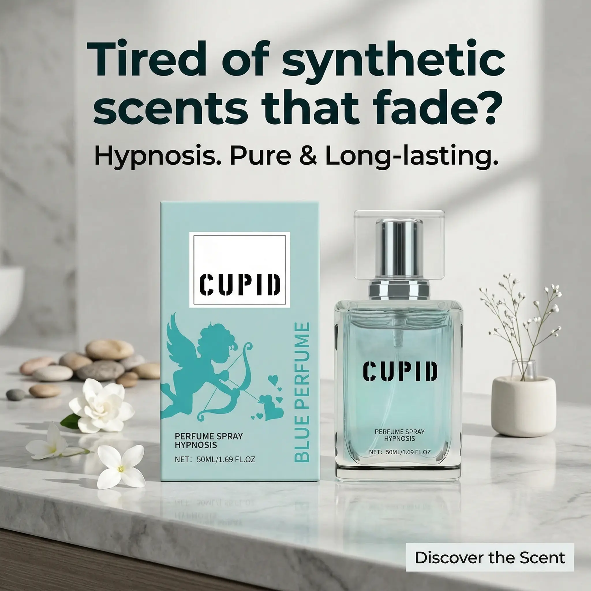 Cupid Blue Cologne  - Fresh Citrus Amber Fragrance, Long-Lasting Portable Body Spray perfume sweet Elegant Eau de Parfum natural long-lasting fragrance floral fruity gourmand fragrance e daily