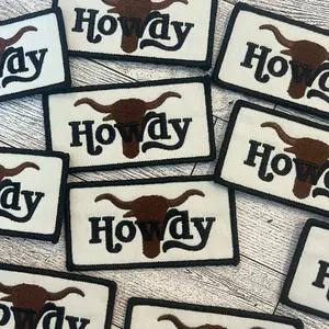Howdy Iron on Patches