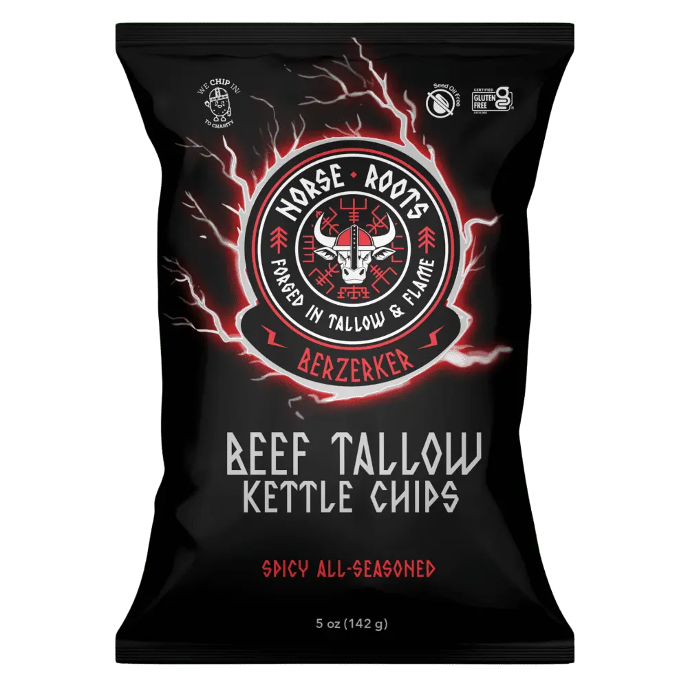 Berzerker - Beef Tallow Kettle Chips (6-Pack)