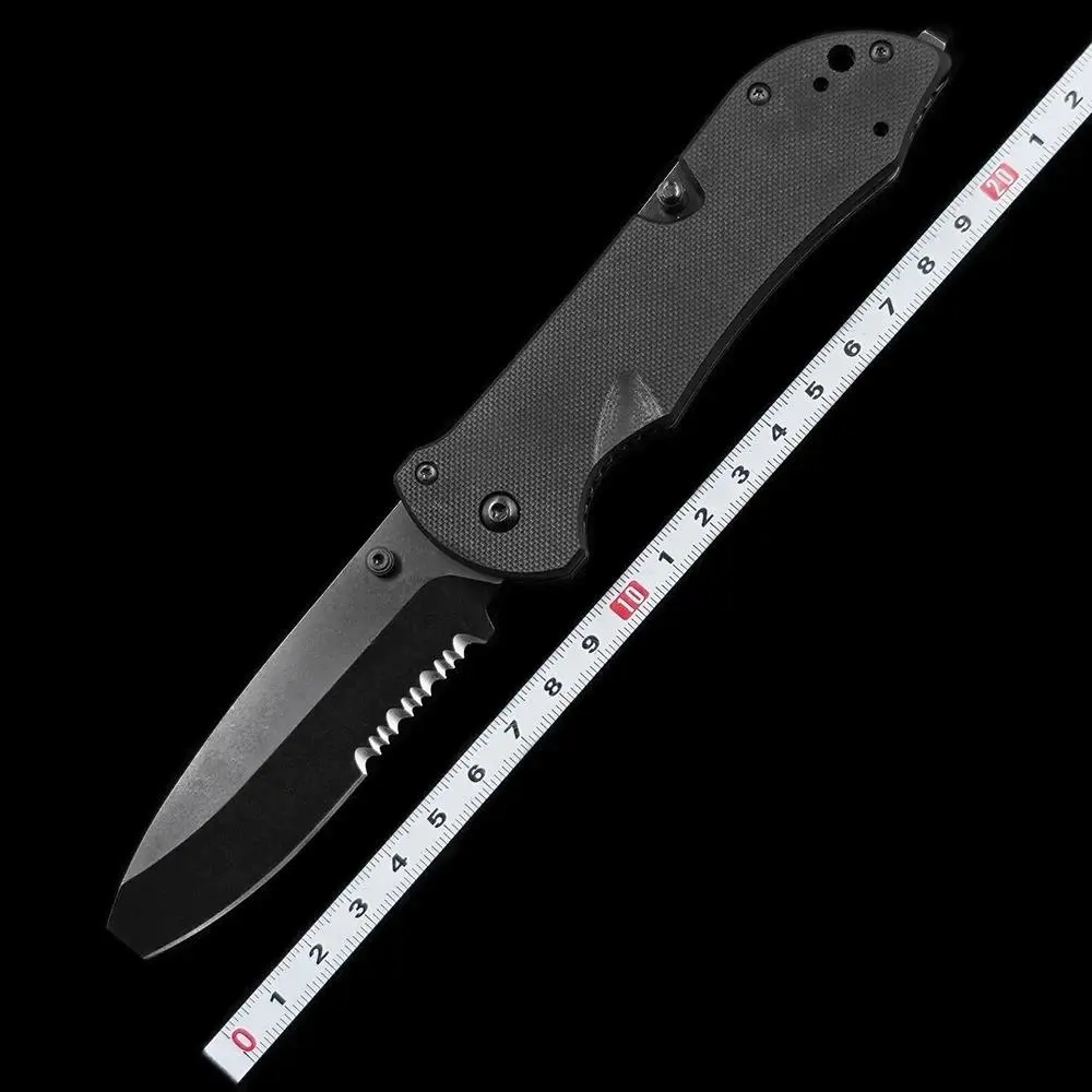 BM-916 G10 handle outdoor camping knife, household portable EDC fruit knife, tool knife
