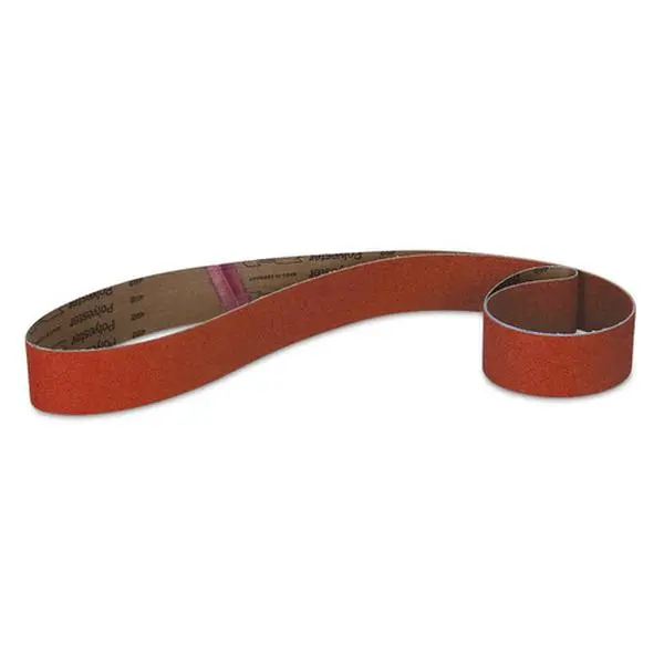 Industrial 2" x 48" Resin-Bonded Ceramic Sanding Belt for Chrome, Carbon Steel, Cobalt Surfaces - Empire Abrasives