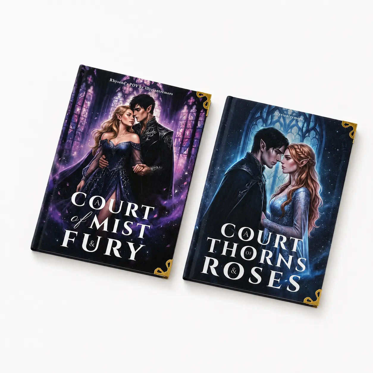 ACOMAF & ACOTAR Rhysand’s POV 2-Book Hardcover Set | Special Edition Books | Fantasy Romance Collector Bookshelf Edition