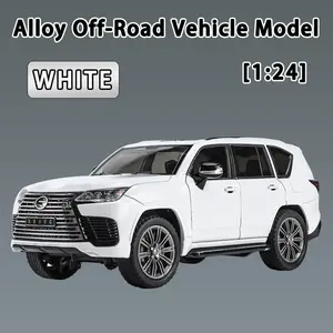 1:24 scale zinc alloy off-road car model, Diecast Collectible, durable metal construction, realistic design, doors can be opened, suitable for home collection display and as a car ornament