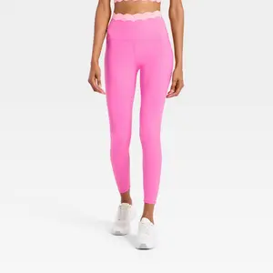 Women's High-Rise Scallop Leggings - JoyLab