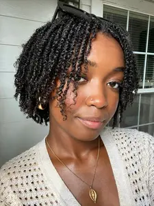 50g Afro Kinky Virgin Hair Bulk, Unprocessed & Tangle-Free, Ideal for Dreadlocks, Mini Twist Braids, Natural Hair Restoration