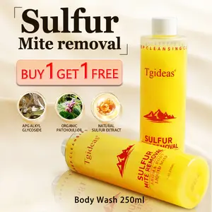 Buy 1-Get 1 Free! Tgideas Sulfur Body Wash - Deep Oil Control + Anti-Itch and Anti-Acne | Plant-Based & pH Balanced | 72-Hour Refreshing | Fights Breakouts, Oiliness, and Odor