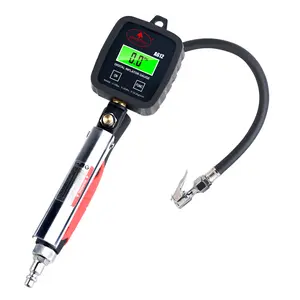 Aeropro Tools Digital Tire Inflator with Pressure Gauge, 203 PSI Air Chuck and Compressor Accessories Heavy Duty with Rubber Hose and Quick Connect Coupler with Display Resolution Hybrid Kit light