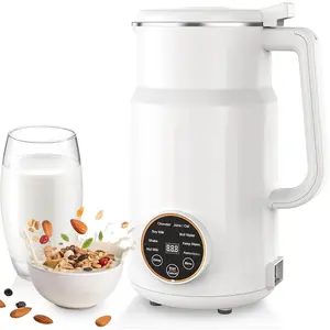 Nut Milk Maker Machine,10 in 1 Automatic  Based Milk Maker, 34oz Almond Milk Machine, 304 stainless steel with 12  for Homemade Oat, Coconut, Chowder, Juice, Soy Milk Machine