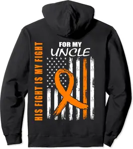 Multiple Sclerosis Uncle MS Awareness USA Flag Back Graphic Pullover Hoodie - Karenlyn Shop 89B0CRTFFF3Y