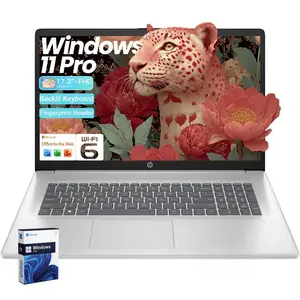 HP Essential Business Laptop, 17.3" FHD Display, Intel Core i5-1334U, up to 32GB RAM, 512GB SSD, Wi-Fi 6, Webcam, Backlit Keyboard, Windows 11 Pro, Silver