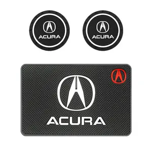 3-Pack Anti-Slip Silicone Car Cup Holders, Compatible with Acura Tsx Rsx Mdx Rlx Rdx Integra Cdx Tlx-L Nsx Ilx Tlx Zdx Tl Rl, Car Accessories