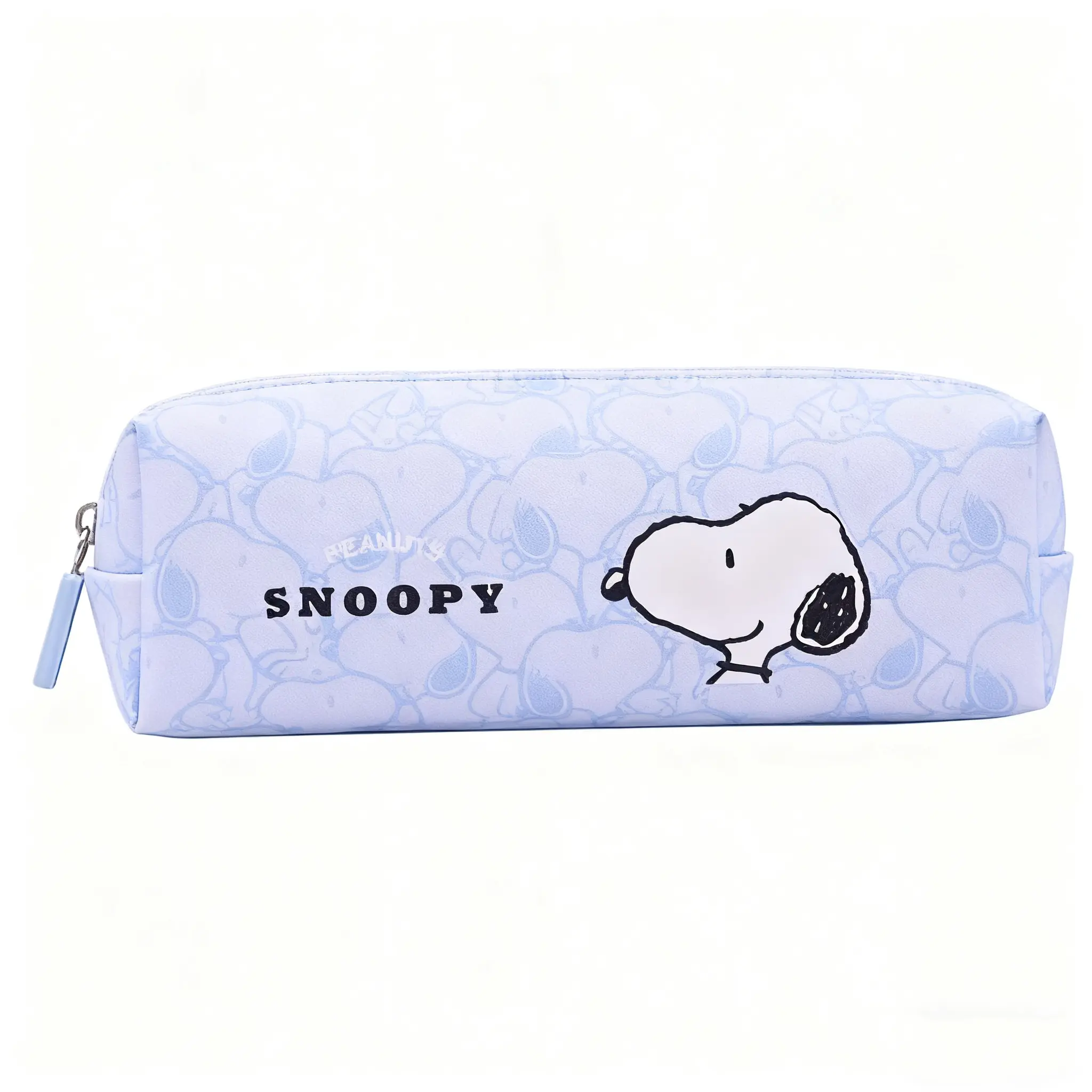 [Back to school]MINISO x Peanuts Snoopy Large Capacity Pencil Case, Cute Zipper Pencil Pouch, Student Stationery Bag, Back to School Daily Use