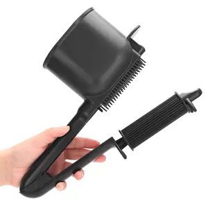 Manual Automatic Hair Dye Brush Applicator, Easy Lever Operation, Portable Hair Color Roller, Even Distribution Function, Hair Dye Comb