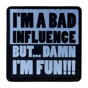 text 018 PVC MORALE PATCH