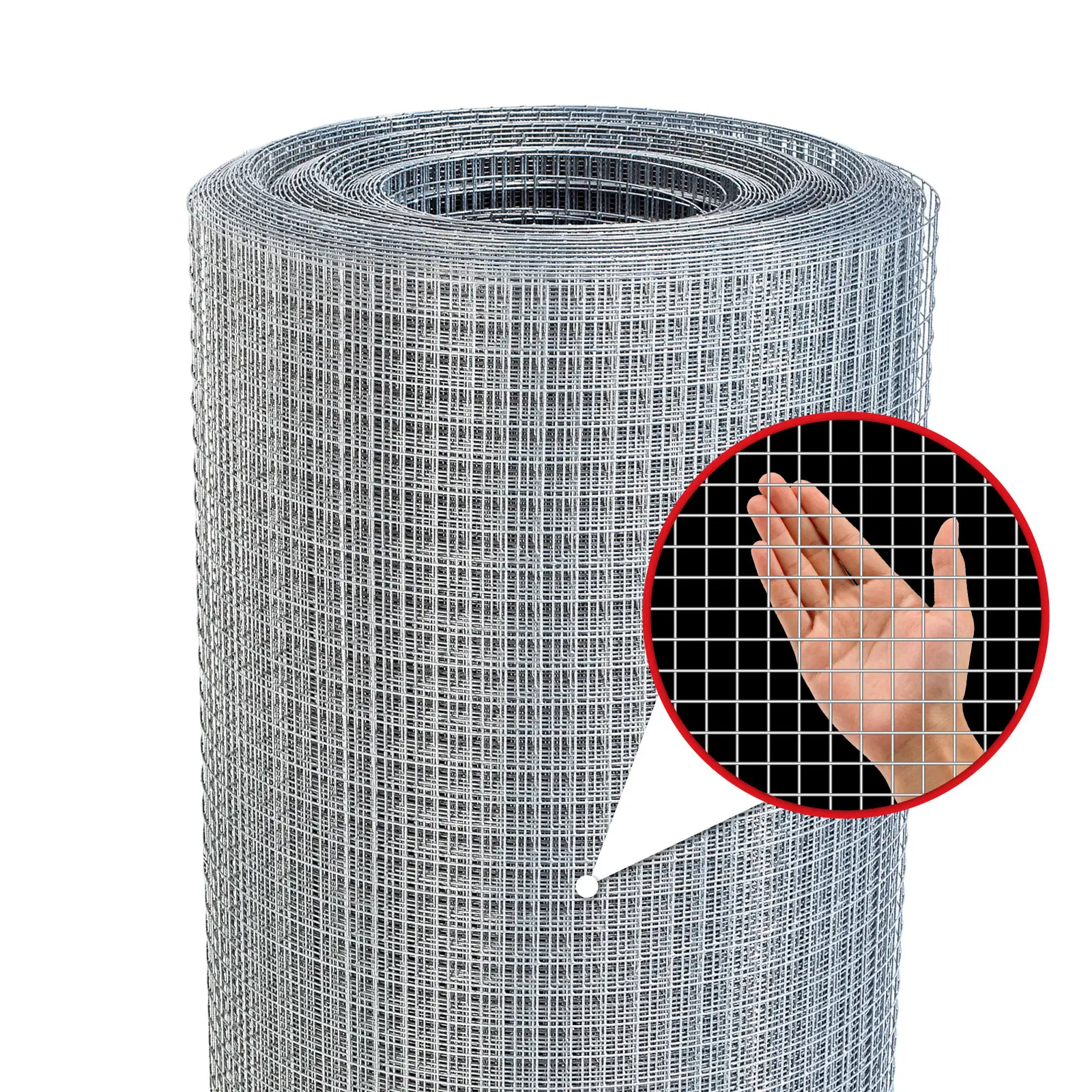 Hardware Cloth,1/4inch 48inx100ft 23 Gauge,Double-Layer Hot-Dip Galvanizing Afte...