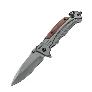 Ultimate Survival Pocket Knife | Stainless Steel Blade with Serrated Edge & Glass Breaker | Foldable, Lightweight EDC Tool for Camping and Hunting | Secure Clip | Ideal for Outdoor Enthusiasts, Camping Accessories men