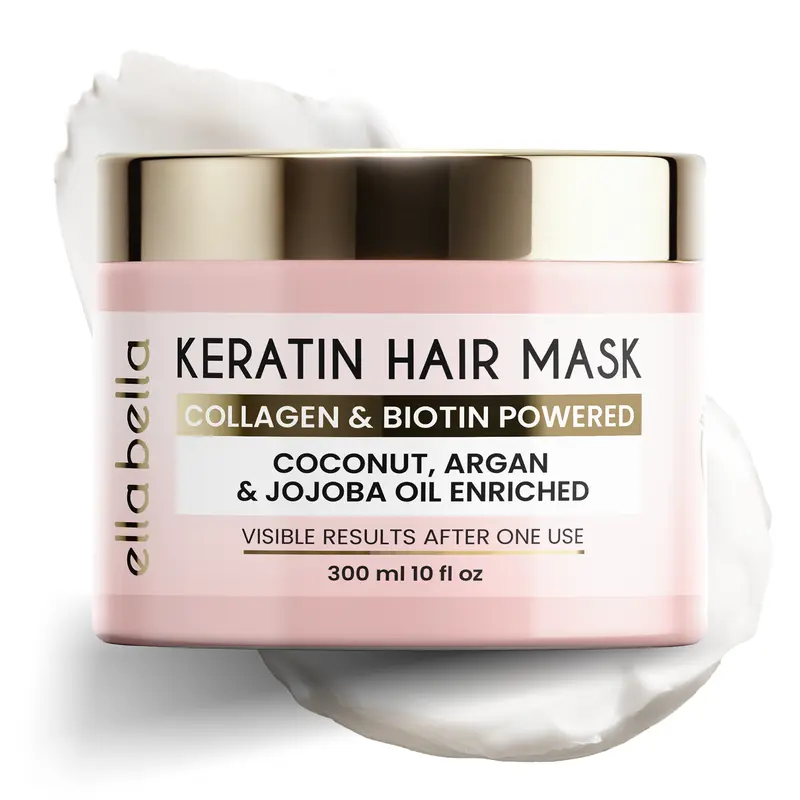 ELLA BELLA Keratin Hair Mask – Deep Conditioning Hair Treatment