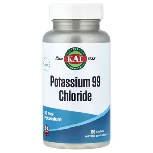 KAL Potassium 99 Chloride, 99 mg, 100 Tablets