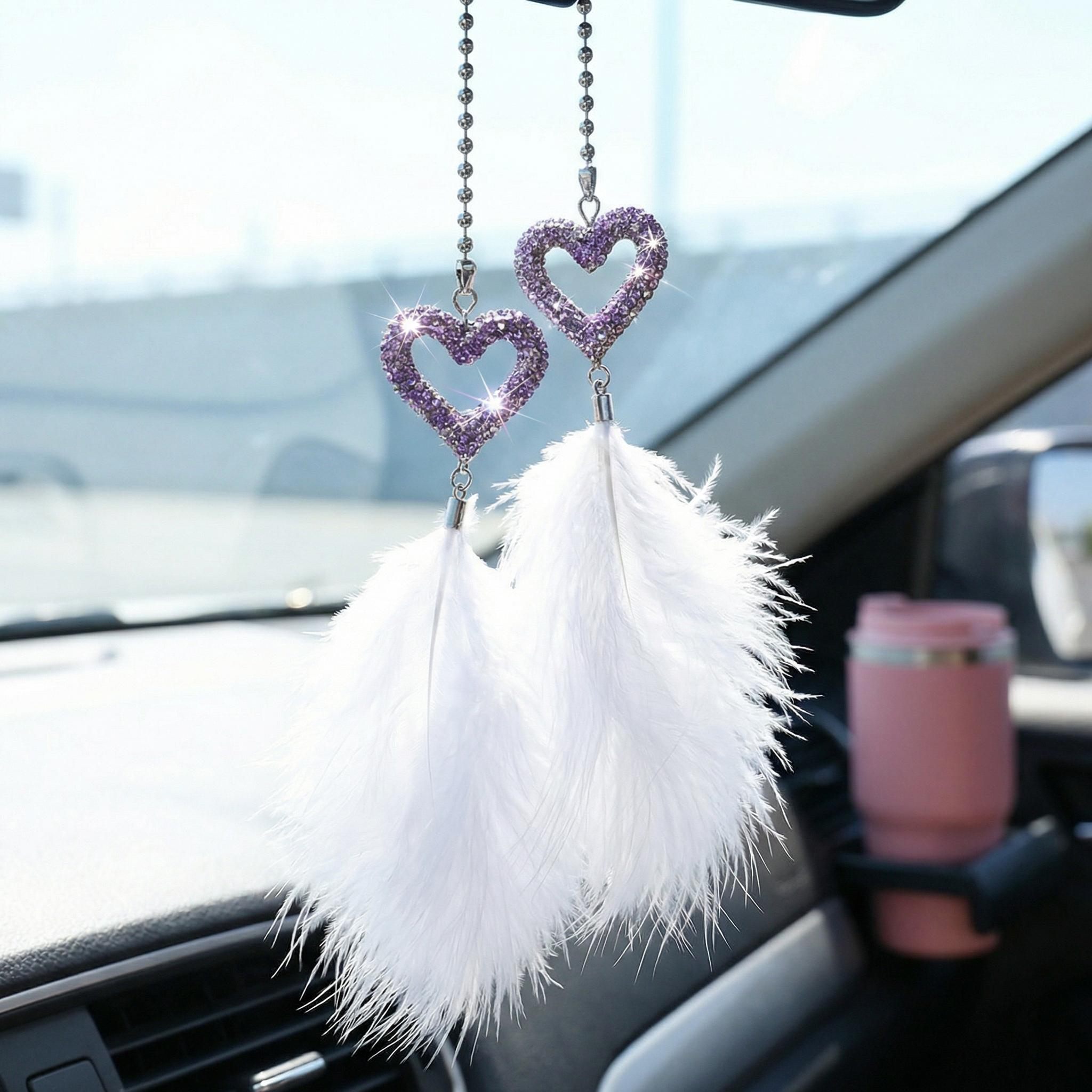 Universal Car Hanging Ornament Interior Decor | Crystal Mirror Pendant & Dashboard Accessory | Holiday Gift Idea for Men & Women | Stylish Charms & Keychain Solar Powered Winter Windshield Defroster sound Custom Fit Nissan All Weather CR-V Floor Liners