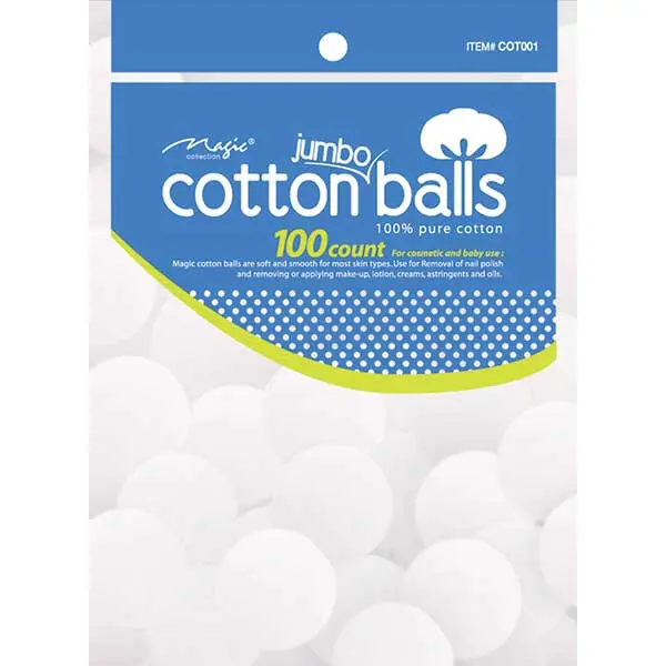 MAGIC COLLECTION - 100 Cotton Balls JUMBO MAGIC COLLECTION - 100 Cotton Balls JUMBO