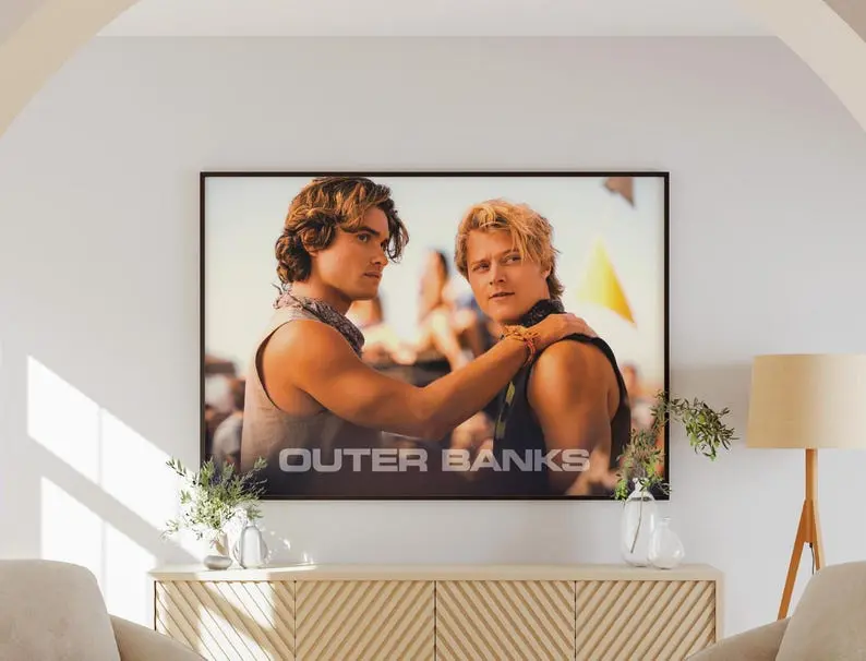 Outer Banks Season 4 Series Poster / JJ May Bank, John B / Room Decor Wall Art / Poster Gift - UNFRAMED