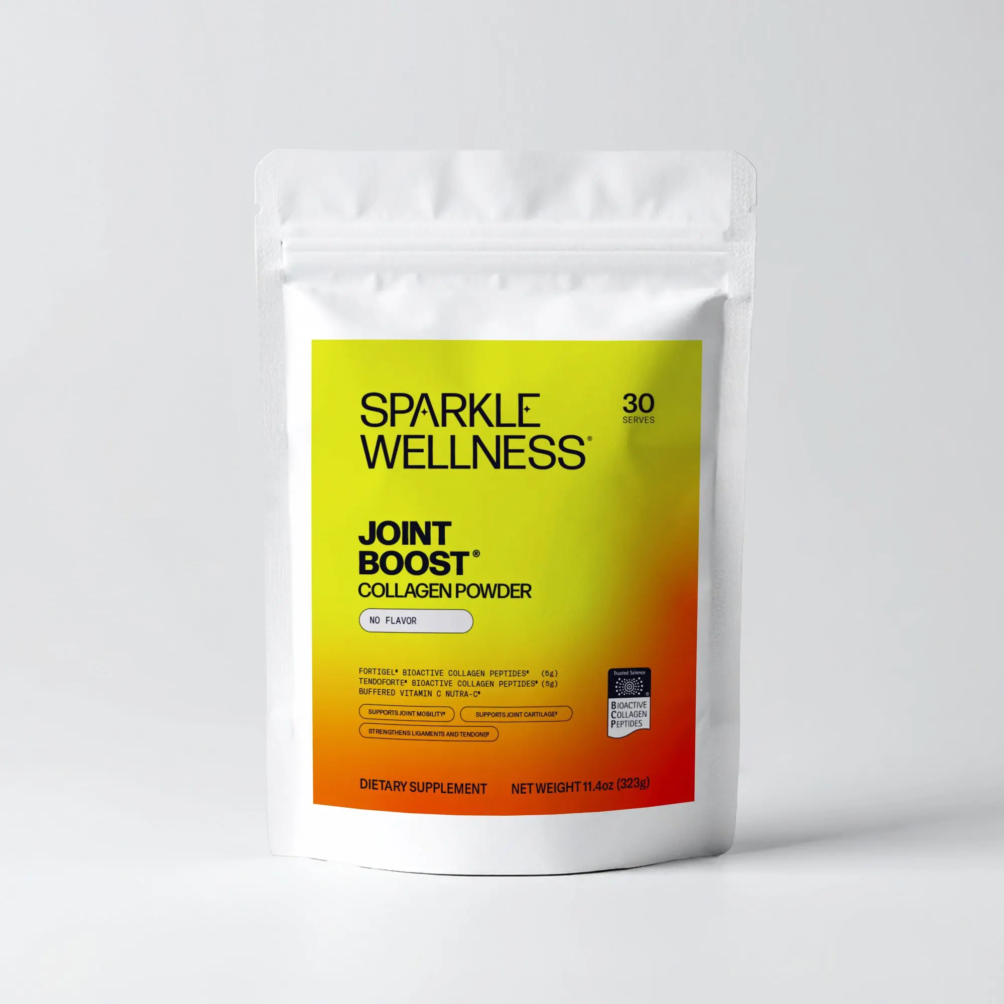 Joint Boost | FORTIGEL & TENDOFORTE Collagen Peptides | Collagen Powder with Calcium Ascorbate Vitamin C to Support Joint Mobility, Tendon & Ligament Health