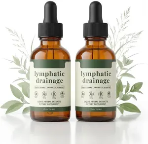 Lymphatic Drainage Drops(2pcs)，Organic Lymphatic Supplement, Boosts Immunity Vitality, Portable Dropper Design, Supports Lymphatic Health,2 Fl Oz#SummerVibes