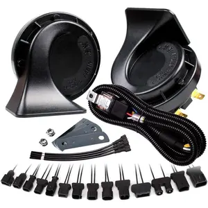 Horn for  Series,12V  Horn Loud -Tone Electric  Horn Kit with Relay Harness and 2 count Horn Adapter Harness