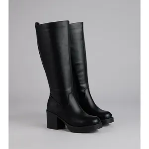 City Edge Wide Calf Platform Boots