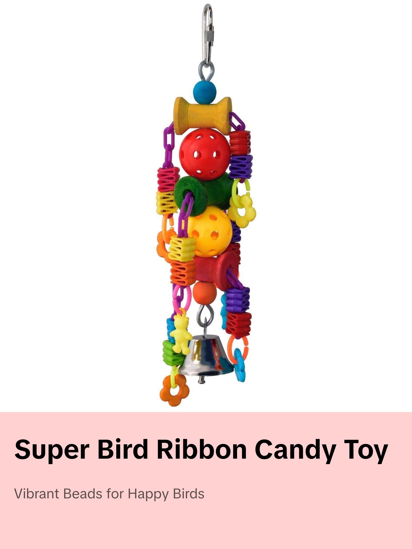 Super Bird Creations - Ribbon Candy - Bird Toy