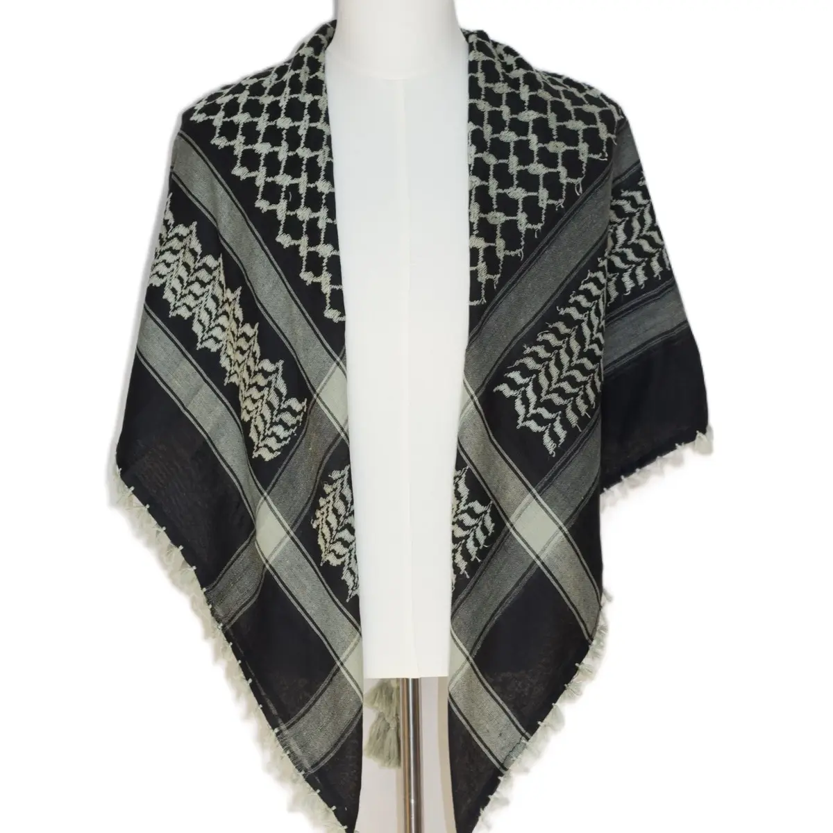 Ahla Shabab Black & Mint Green Hatta/Kuffiyeh