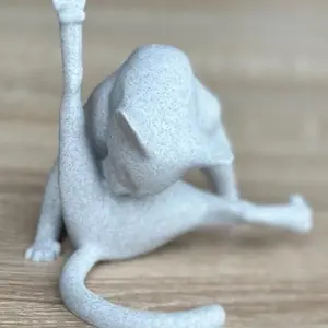 Cat toothbrush holder