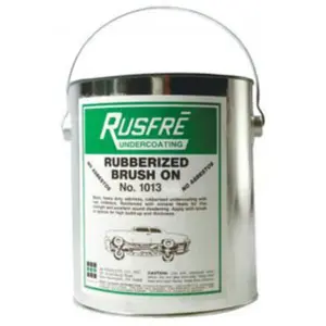 212 MAIN Rusfre RUS-1013 Flexible Brush-On Rubberized Undercoating, 1 gal