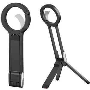 Magnetic Phone Tripod Stand for iPhone, Aluminum Maglock, Dual-Sided Magnets, Quick Installation, Compatible with Magsafe, Portable Photography Holder, Mobile Phone Holder, Magnetic Mount