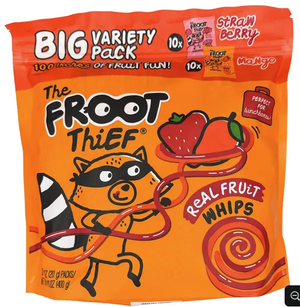 Froot Thief Fruit Whips, 0.7 oz, 20-count