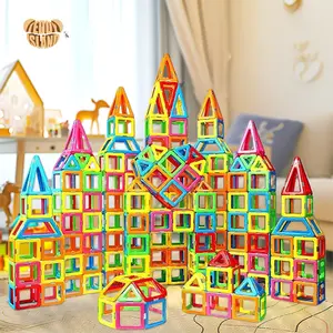 68pcs Magnetic Blocks set, large tiles,magne tiles,Magnetic Building Blocks Big Size And Mini Size DIY Magnets Toys For Kids Designer Construction Set Gifts For Children Toys Christmas Gift,diamond cut design,Graphics color random