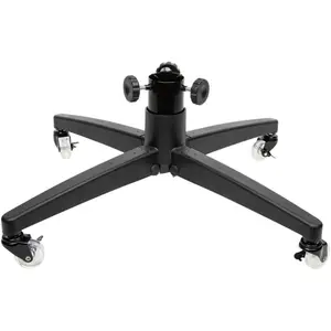 Christmas Tree Stand for up to 9 Foot Artificial Trees - Heavy-Duty Xmas Tree Stand Base with Casters and Adjustable Base - Compatible with Most Upright Tree Bags – Up to 154 lbs.