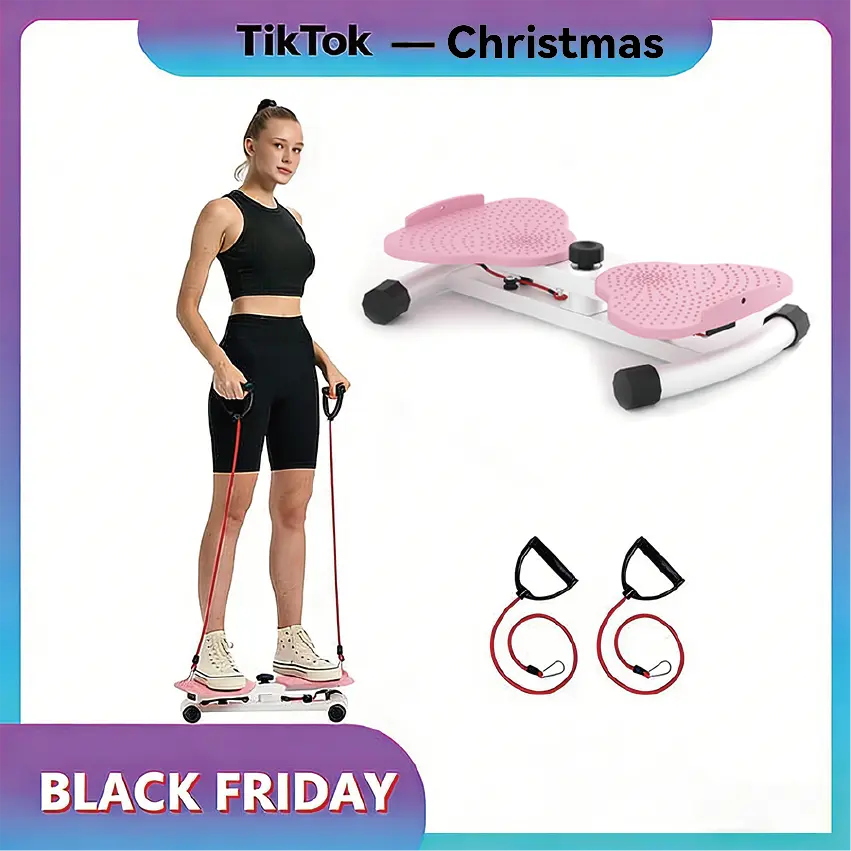 Waist Twister Machine - 300 lbs Capacity Twisting Waist Disc, Home Abs Workout Sports Ab Machine, Core Trainer for Flat Tummy, Portable Women's Home Gym Cardio Aerobic Gear