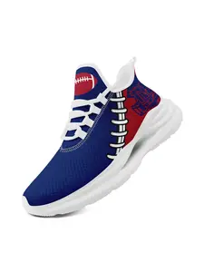 Men's New York Giants Breathable Casual Sports Shoes, Comfortable Performance Lightweight Footwear, Functional Men's Sneakers for Outdoor Walks and Football Celebrations